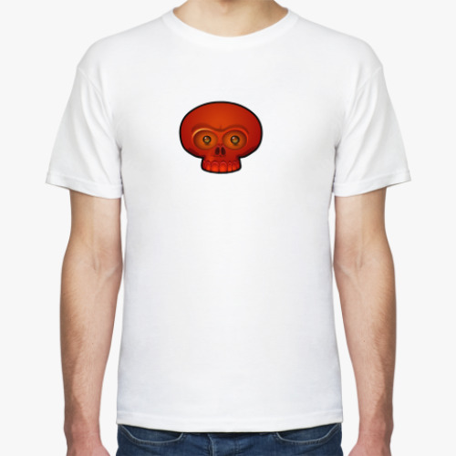 Футболка с принтом Red Scull