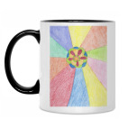 Кружка двухцветная