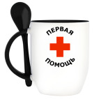 Кружка с ложкой