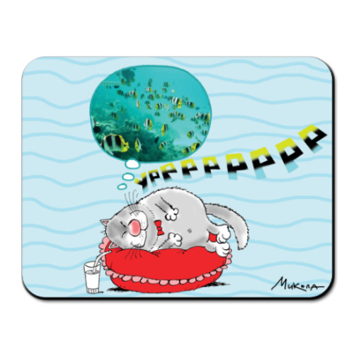 Коврик для мыши с принтом  УРРРРРРРР