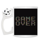 Кружка с футбольным мячиком