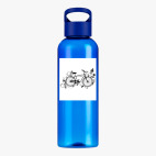 Прозрачная спортивная бутылка