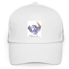 Кепка / бейсболка, белая (печать)  Jimi Hendrix - Джими Хендрикс