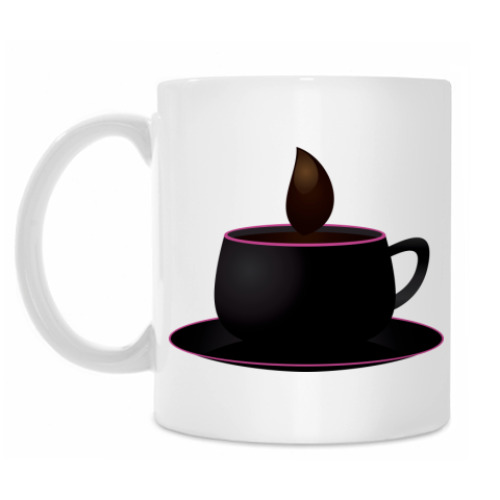 Кружка с принтом Кружка кофе