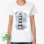 Женская футболка органик