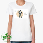 Женская футболка органик