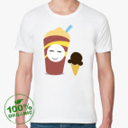 Мужская футболка органик