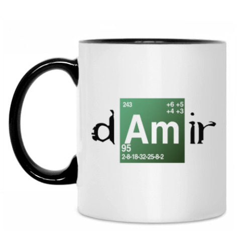 Кружка с принтом Дамир ('Во все тяжкие')