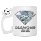 Кружка с футбольным мячиком