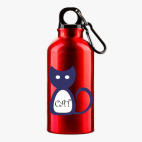 Металлическая бутылка 400 мл UV-DTF