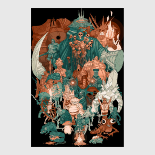 Постер с принтом Dark Souls