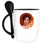 Кружка с ложкой