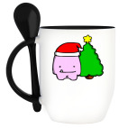 Кружка с ложкой