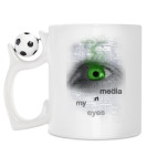 Кружка с футбольным мячиком