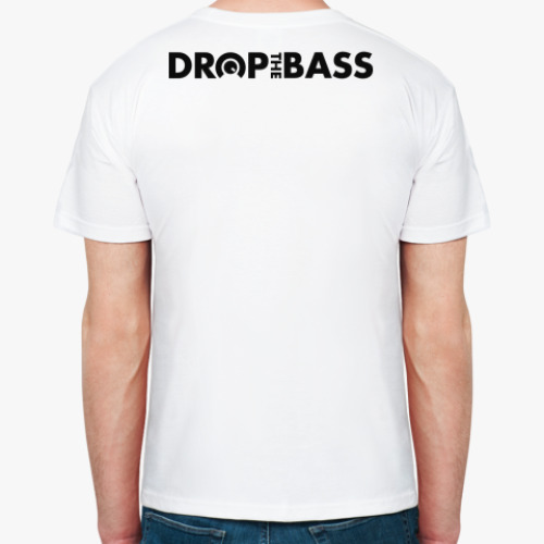 Футболка с принтом Drop the bass