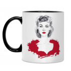 Кружка двухцветная