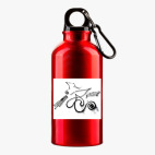 Металлическая бутылка 400 мл UV-DTF