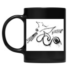 Кружка цветная UV-DTF