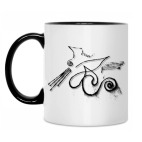 Кружка двухцветная