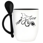 Кружка с ложкой