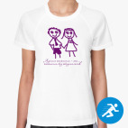 Женская спортивная футболка