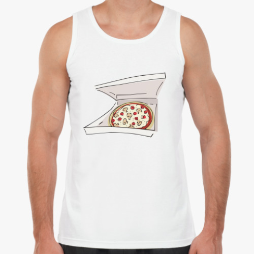 Майка с принтом Доставка пиццы