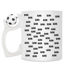 Кружка с футбольным мячиком