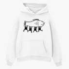 Толстовка худи оверсайз