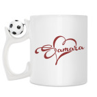 Кружка с футбольным мячиком