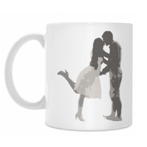 Кружка с принтом Двое