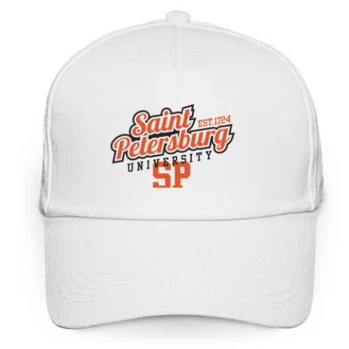 Кепка бейсболка с принтом Кепка Санкт-Петербург