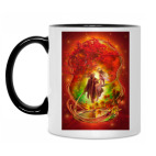 Кружка двухцветная