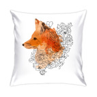 Акварельная лиса