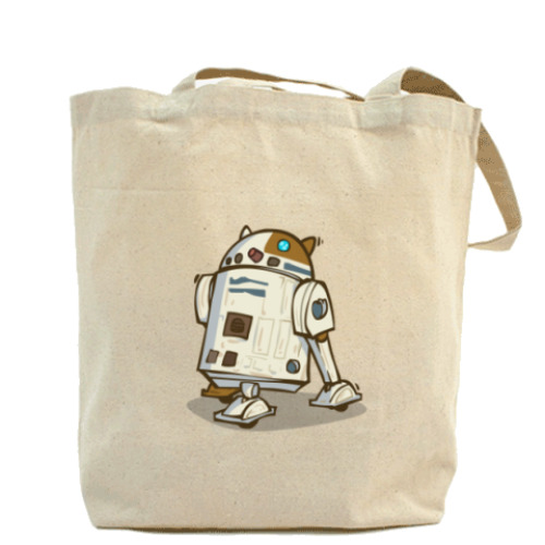 Сумка шоппер с принтом R2C2 — Пятничный Котик №34
