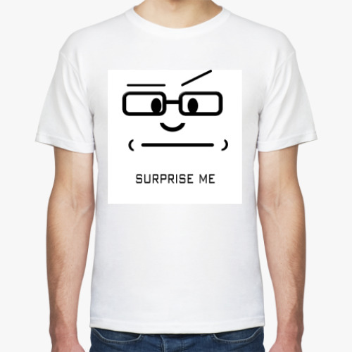 Футболка с принтом Surprise me