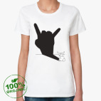 Женская футболка органик