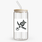 Банка с бамбуковой крышкой