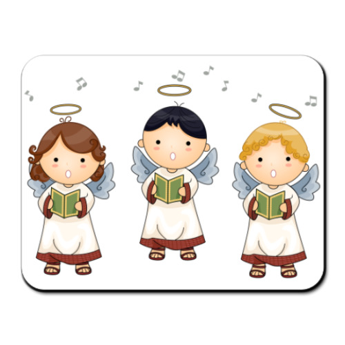 Коврик для мыши с принтом  Ангелочки