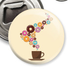 Кофе с пончиками