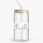 Банка с бамбуковой крышкой