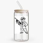 Банка с бамбуковой крышкой