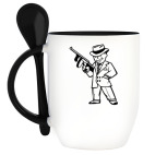 Кружка с ложкой