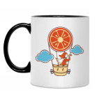 Кружка двухцветная