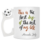 Кружка с футбольным мячиком