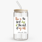 Банка с бамбуковой крышкой