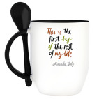 Кружка с ложкой