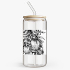 Банка с бамбуковой крышкой