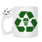 Кружка с футбольным мячиком