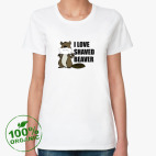 Женская футболка органик