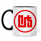 Кружка двухцветная